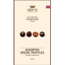 Abra trifeles ar augliem un dārzeņiem tumšajā šokolādē kastītē (bez pievienota cukura), 117g